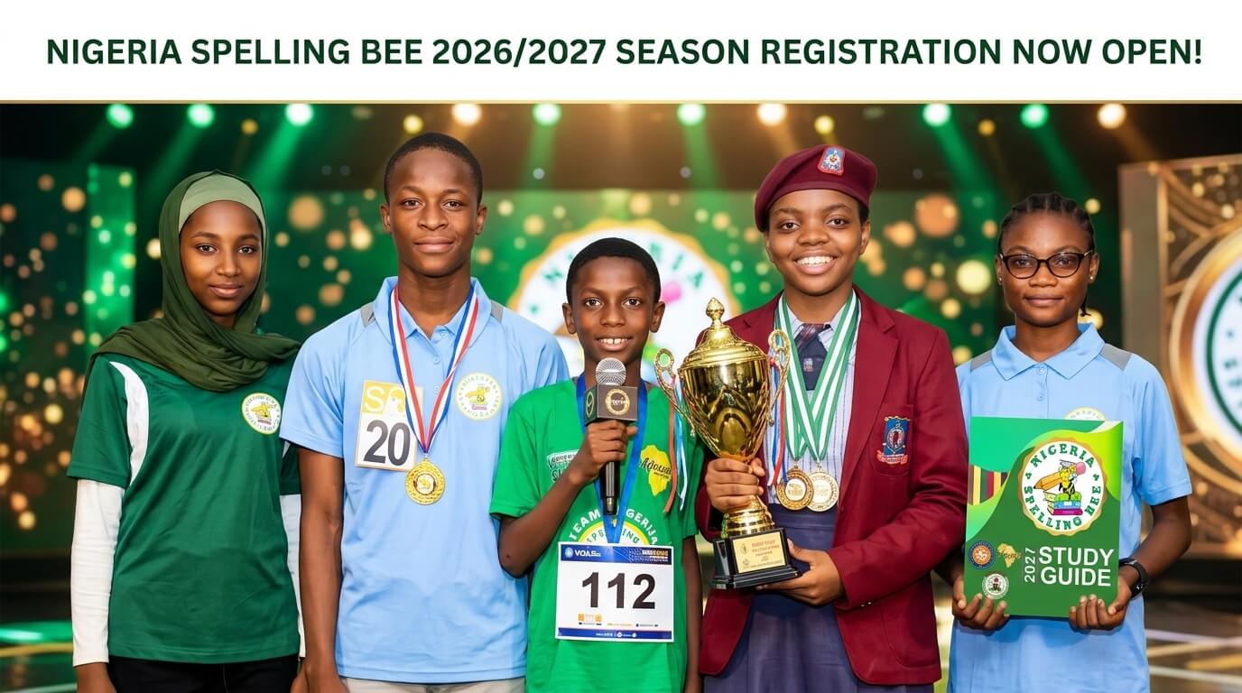 Nigeria Spelling Bee 2027 Registration is open
